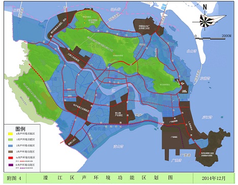 濠江区声环境功能区划图