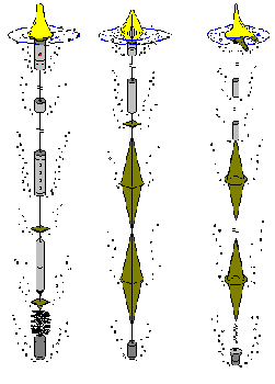 Sonobuoy deployment procedures after the instrument makes impact with water